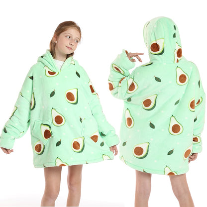 Winter Sherpa Blanket Plush Fleece Family Matching Hoodie Girl Sweatshirt Oversized Hoodie The Clothing Company Sydney