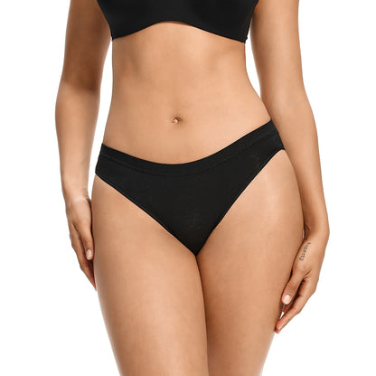 Black Lingerie Women´s Cotton Panties Underwear Briefs Soft Underpants Plus Size High Waist The Clothing Company Sydney