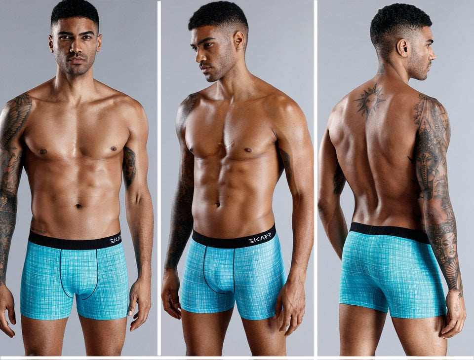 4 Pack Set Men's Boxer Shorts Soft Boxers Panties Underpants Male Cotton Trunks Underwear Boxershorts The Clothing Company Sydney