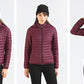 Winter Women Thin Padded Puffer Jacket Coat Short Parka Outdoor Warm Clothing Portable Ultralight  Outerwear The Clothing Company Sydney