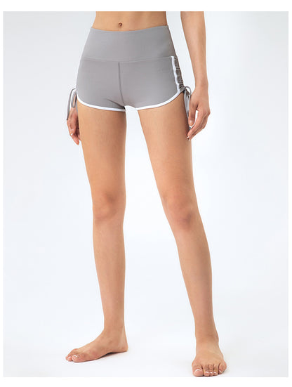 Drawstring Peach Shorts Running Hot Pants Fitness High Waist Sports Yoga Shorts Women Hip Push-up The Clothing Company Sydney