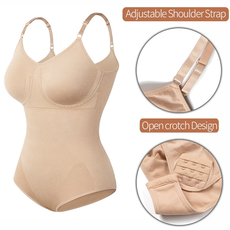 Bodysuit Shapewear Seamless Body Shaper Tummy Control Corset Top Women's Sheath Waist Trainer Abdomen Shaper The Clothing Company Sydney