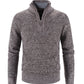 Winter Men's Fleece Thicker Sweater Half Zipper Turtleneck Warm Pullover Quality Male Slim Knitted Sweaters The Clothing Company Sydney