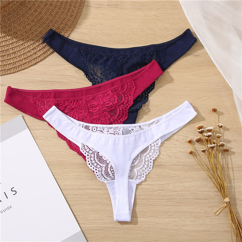 Cotton G-String Panties Floral Lace Underwear Hollow Out Underpants Female Intimates Lingerie  Soft Panties The Clothing Company Sydney