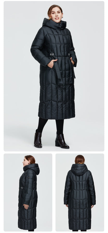 Winter Women's coat women long warm parka Plaid fashion thick Jacket hooded large sizes female Jacket The Clothing Company Sydney