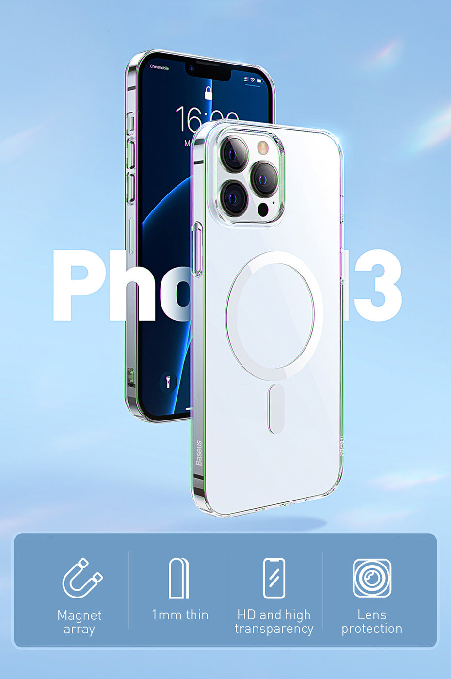 Transparent Magnetic Phone Case for iPhone 13 Pro Max 13pro Wireless Charging Cover iPhone 12 12 Pro Max Magnet Case The Clothing Company Sydney