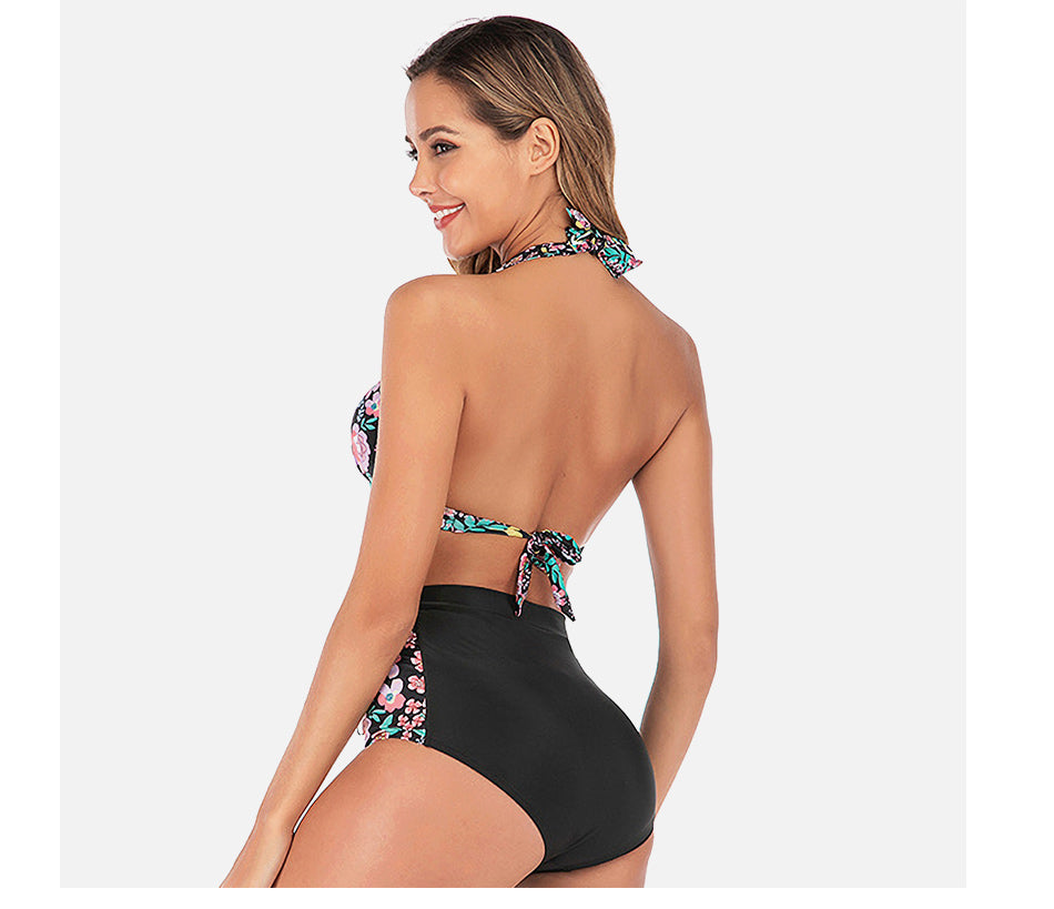 2 Piece Swimwear Plus Size XXXL Split Bikinis Swimsuit Push Up Padded Polyester Beachwear Bathing Swimming Suit The Clothing Company Sydney