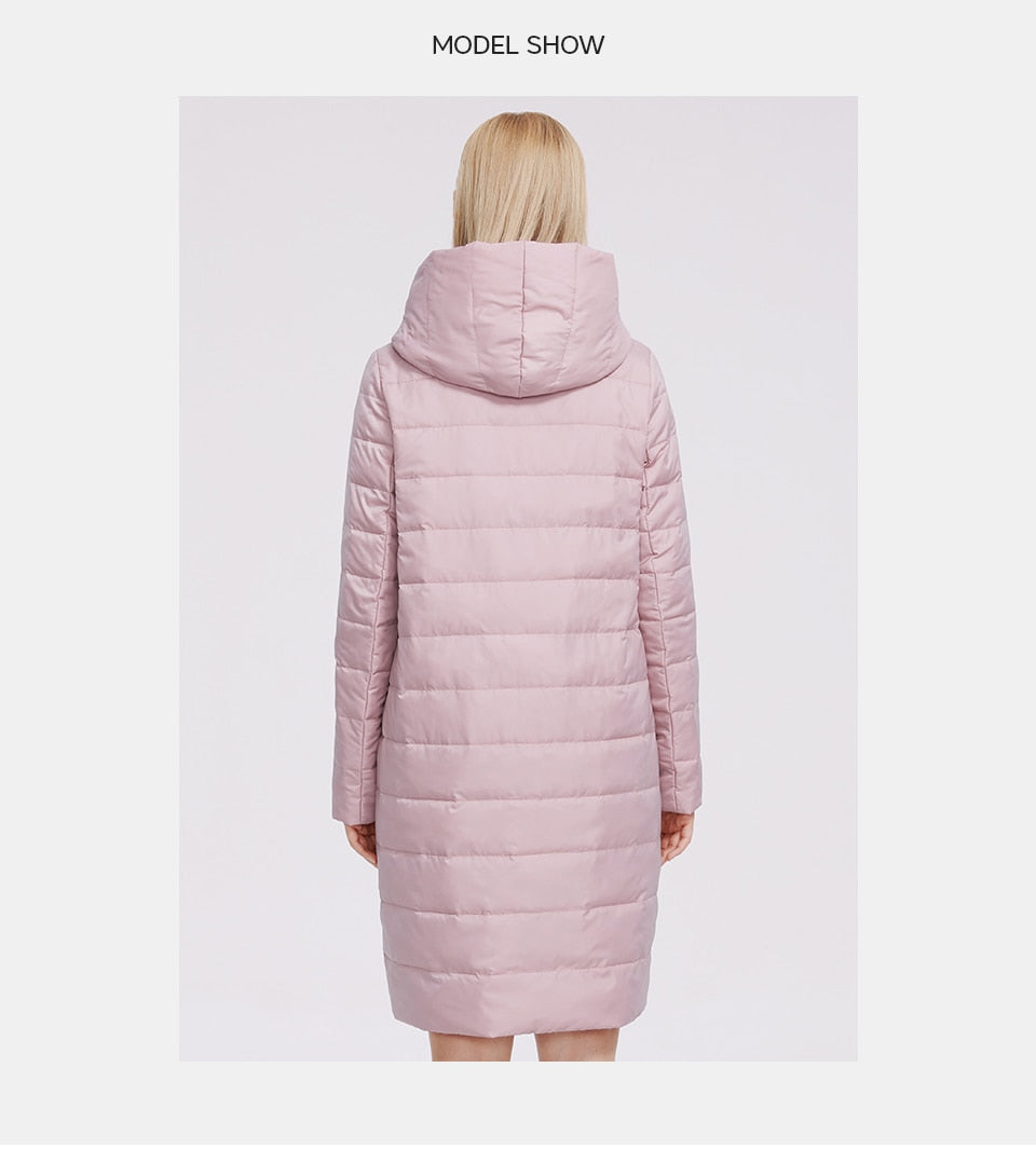 Women's Jacket Windproof Coat Mid Length Reversible Slider Quality Filling Parka The Clothing Company Sydney