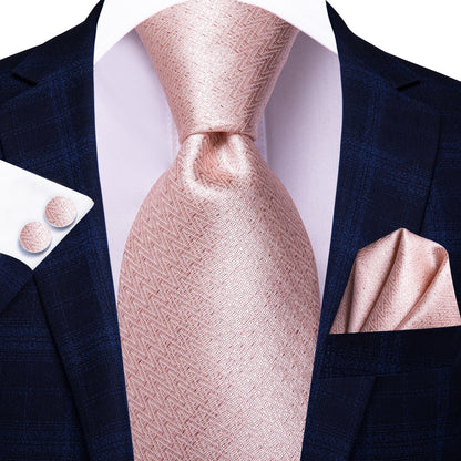 3 Piece 8.5cm Business Solid Paisley 100% Silk Men's Tie Neck Strip Ties for Men Formal Luxury Wedding Neckties Cufflinks Pocket Square The Clothing Company Sydney