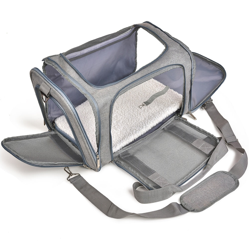 Dog Carrier Bag Soft Side Backpack Cat Pet Carriers Dog Travel Bags Airline Approved Transport For Small Dogs Cats The Clothing Company Sydney