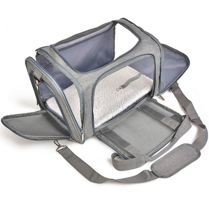 Dog Carrier Bag Soft Side Backpack Cat Pet Carriers Dog Travel Bags Airline Approved Transport For Small Dogs Cats The Clothing Company Sydney