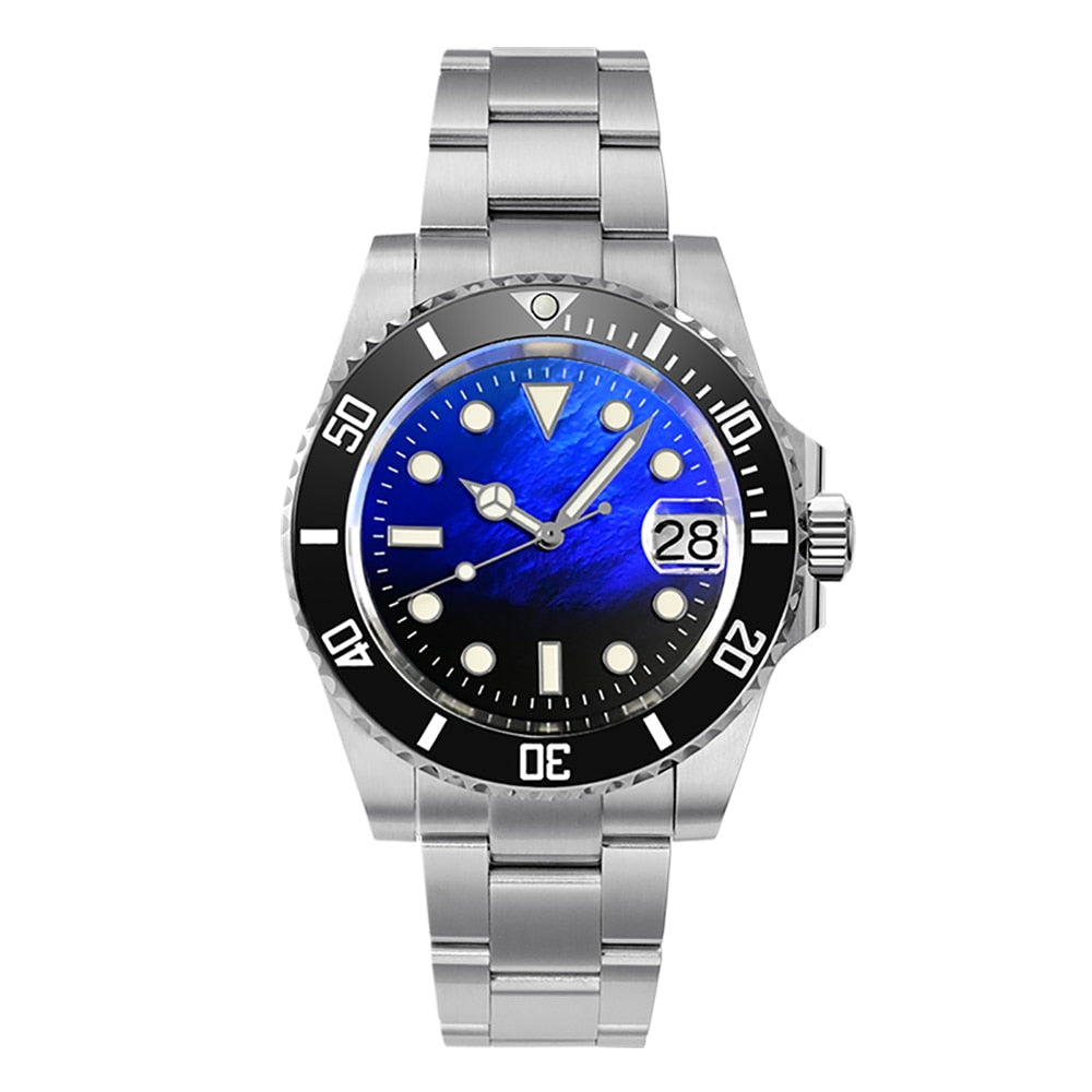 San Martin 40.5mm Water Ghost V3 Sub Diver Luxury Men's NH35 Automatic Mechanical Business Wristwatches Sapphire 20Bar Watch The Clothing Company Sydney