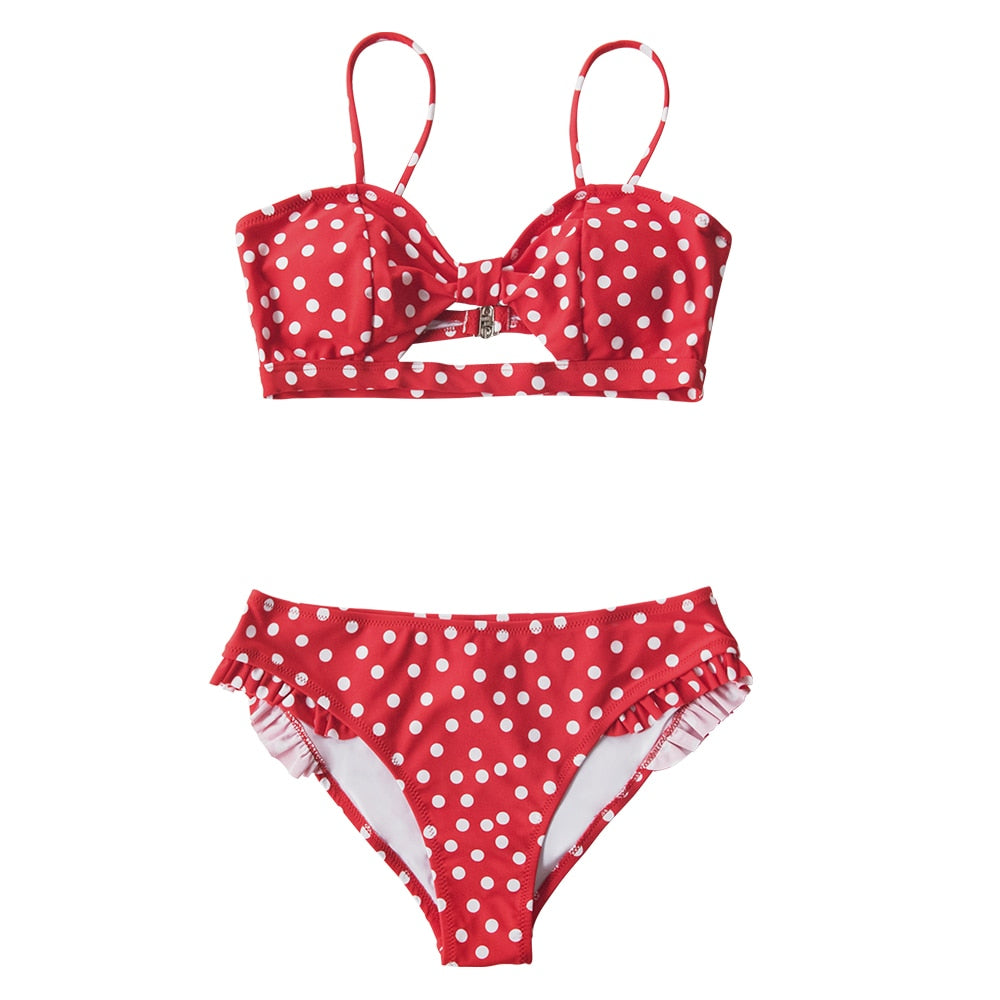 Cut out Low-waist Bikini Sets Swimwear Swimsuits Bathing Suit Navy Floral Tank Bikinis Beachwear The Clothing Company Sydney
