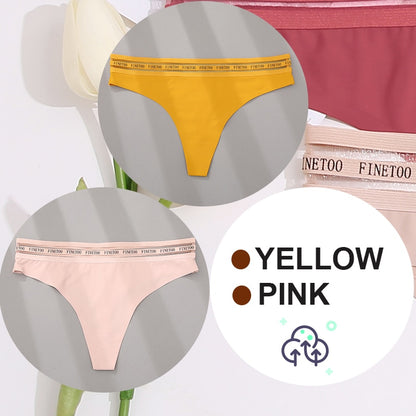 2 Pack Seamless G-string Soft Panties 7 Colors Patchwork Underwear Thongs Lingerie Briefs The Clothing Company Sydney