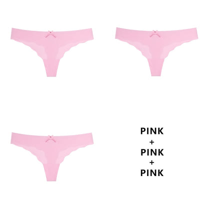 3 pack Seamless Panty Set Underwear Comfort Intimates Fashion Ladies Low-Rise Briefs Panties Lingerie The Clothing Company Sydney