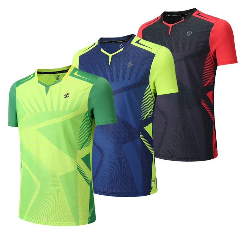 Badminton Volleyball Sportswear Golf Tennis shirt Men sports Table Tennis Shirts tennis clothes Quick dry Running Exercise training shirt The Clothing Company Sydney
