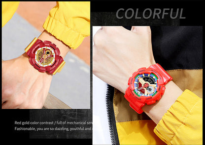 Sanda Military Army Sport Style Wristwatch Dual Display Men's Watch Clothing Company Sydney