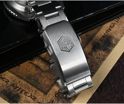 San Martin Men's 38mm Diver 6200 Retro Water Ghost Luxury Sapphire NH35 Automatic Mechanical Vintage 20Bar Luminous Watch Clothing Company Sydney