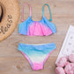 2 Piece Kids Swimwear Swimsuit Print Girls Kid Bikini Set 5-14 Years Children Bandage Swimming Suit Beachwear The Clothing Company Sydney