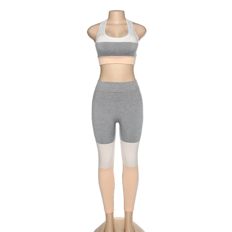 2 Piece Gym Sets Women's Outfits Push Up Yoga Set Seamless Suit for Fitness Pilates Training Wear Ladies Sportswear Leggings Tracksuit The Clothing Company Sydney