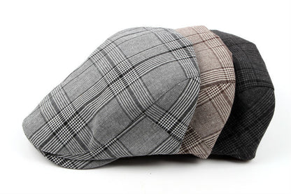 Brand Fashion Summer Sun Hats for Men Women Casual Cotton Beret Caps Adjustable Plaid Flat Newsboy Ivy Cap The Clothing Company Sydney