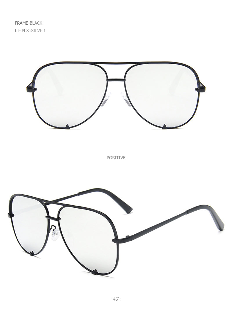 Classic Metal Aviation Sunglasses Women Fashion Alloy Pilot Sun Glasses Men Gradient Lens Driving Shades Ladies UV400 The Clothing Company Sydney