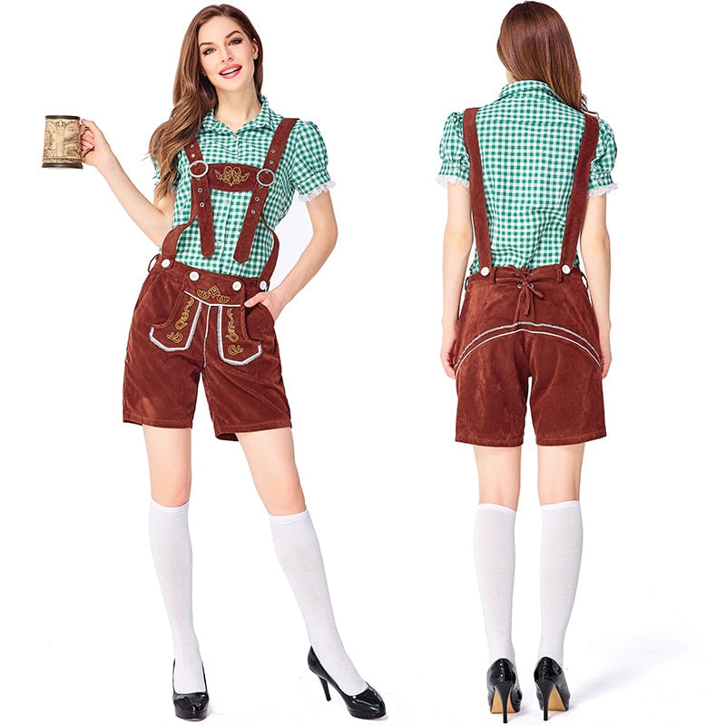 Ladies Okotberfest Costume Lederhosen Suspender Germany Bavaria Traditional Festival Beer Party Fantasy Fancy Dress The Clothing Company Sydney