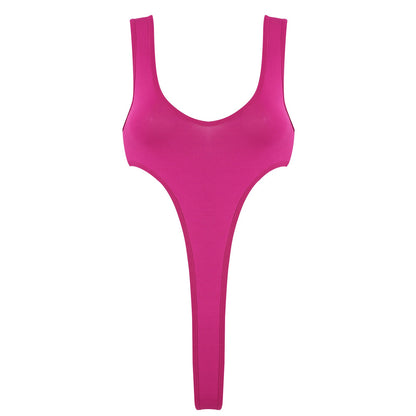 Bodysuit Women Lingerie Exotic One Piece See Through Lingerie Deep V Neck Sleeveless High Cut Thong Leotard Jumpsuit The Clothing Company Sydney