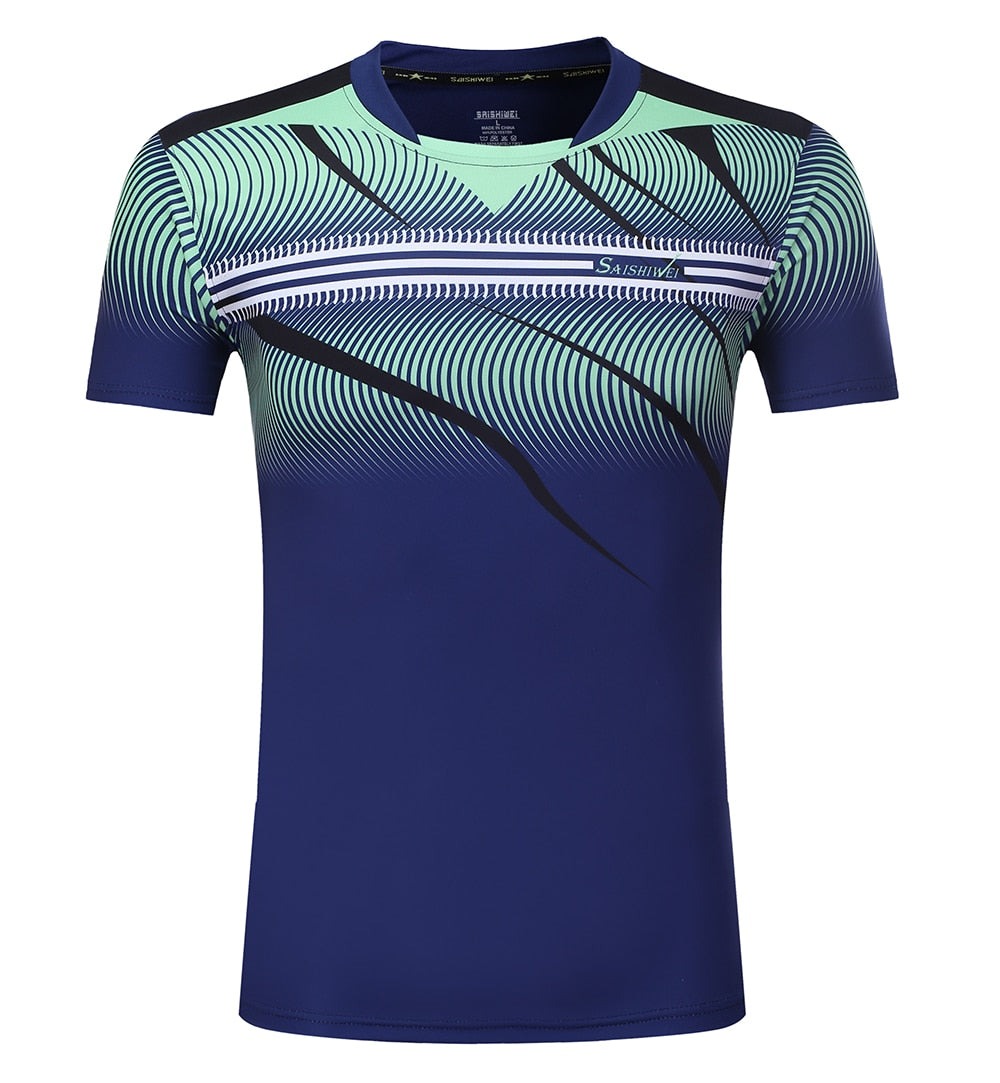 Badminton Volleyball Sportswear Golf Tennis shirt Men sports Table Tennis Shirts tennis clothes Quick dry Running Exercise training shirt The Clothing Company Sydney