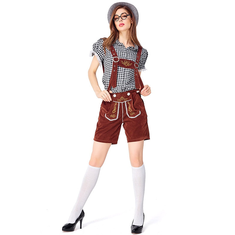 Ladies Okotberfest Costume Lederhosen Suspender Germany Bavaria Traditional Festival Beer Party Fantasy Fancy Dress The Clothing Company Sydney