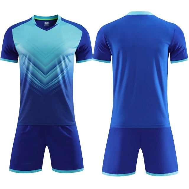 2 piece Football Men's Kids Boys Girls Women'sSoccer Jerseys Shorts Set Football Kit Training Team Uniforms Set The Clothing Company Sydney