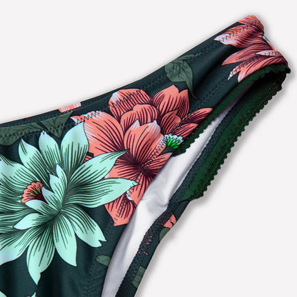 Cut out Low-waist Bikini Sets Swimwear Swimsuits Bathing Suit Navy Floral Tank Bikinis Beachwear The Clothing Company Sydney