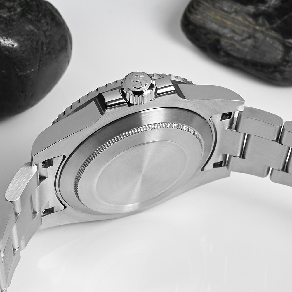 San Martin 40.5mm Water Ghost V3 Sub Diver Luxury Men's NH35 Automatic Mechanical Business Wristwatches Sapphire 20Bar Watch The Clothing Company Sydney