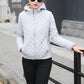 Women's Hooded Jacket Casual Basic Warm Velvet Lamb Parka Coat  Autumn Winter New Solid Light Soft Outerwear The Clothing Company Sydney