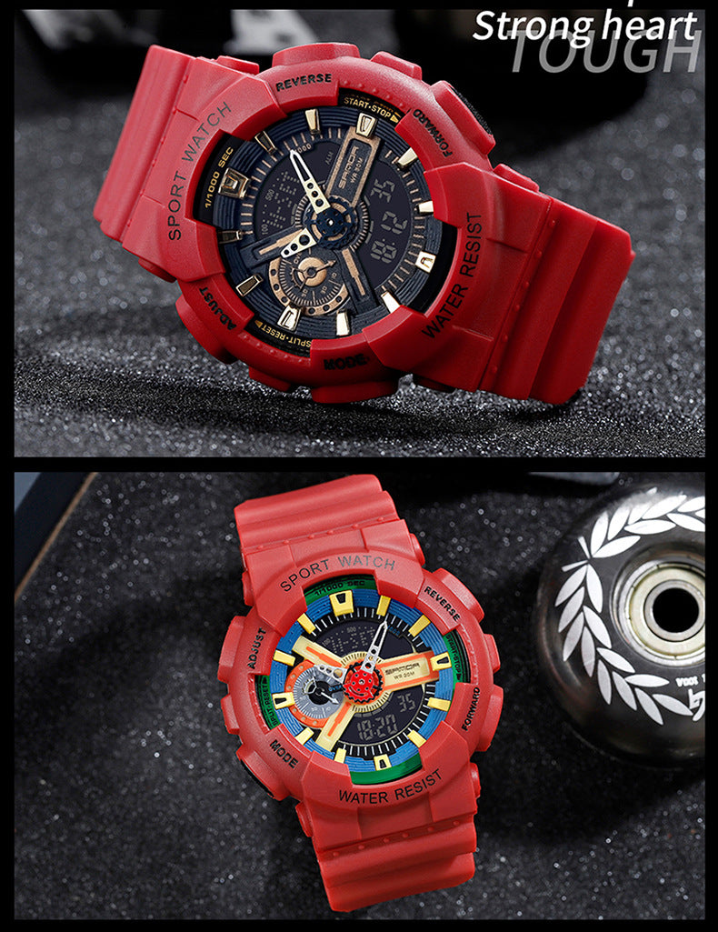 Sanda Military Army Sport Style Wristwatch Dual Display Men's Watch Clothing Company Sydney