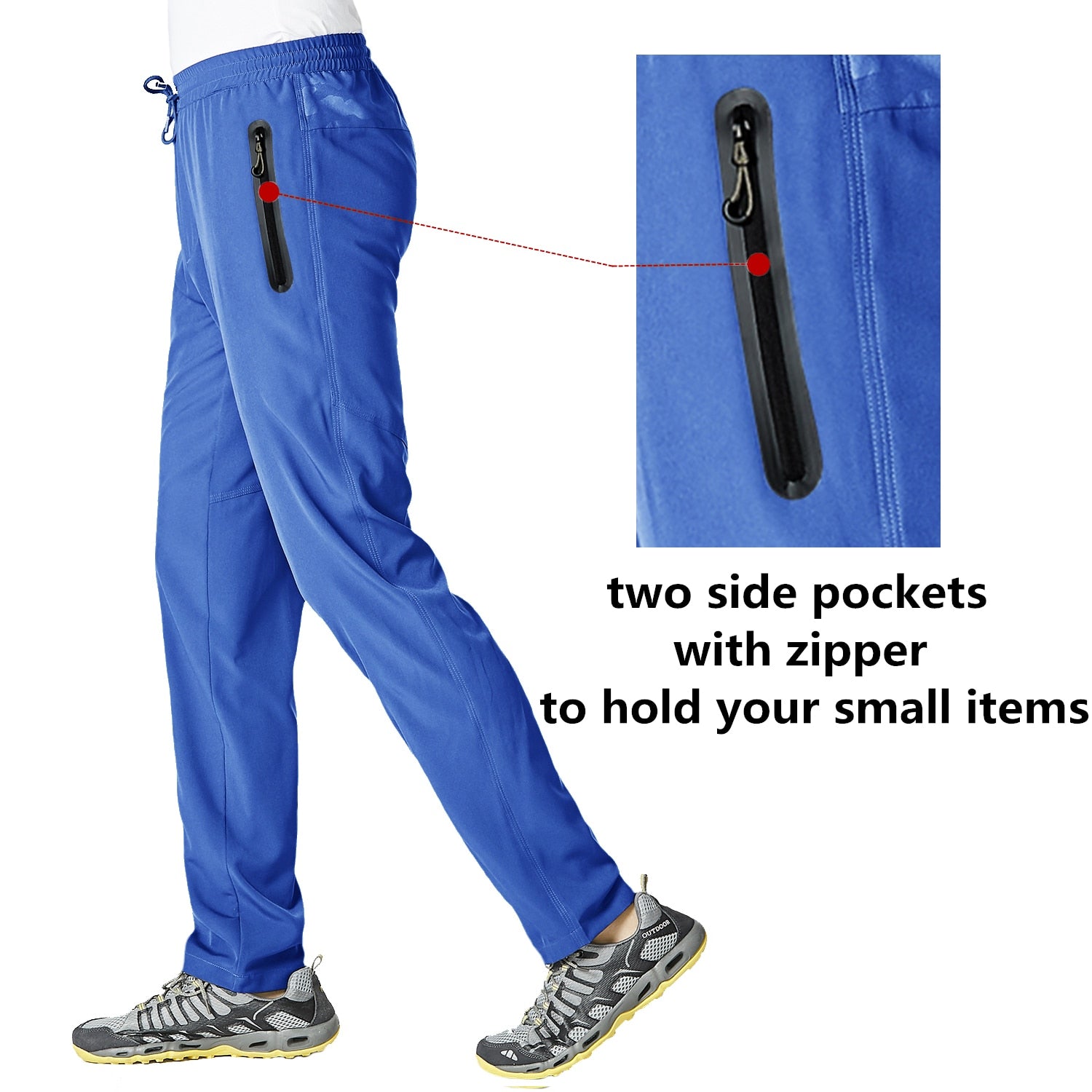 Men's Outdoor Pants Men Quick Dry Straight Running Hiking Pants Elastic Lightweight Yoga Fitness Exercise Sweatpants Joggers The Clothing Company Sydney