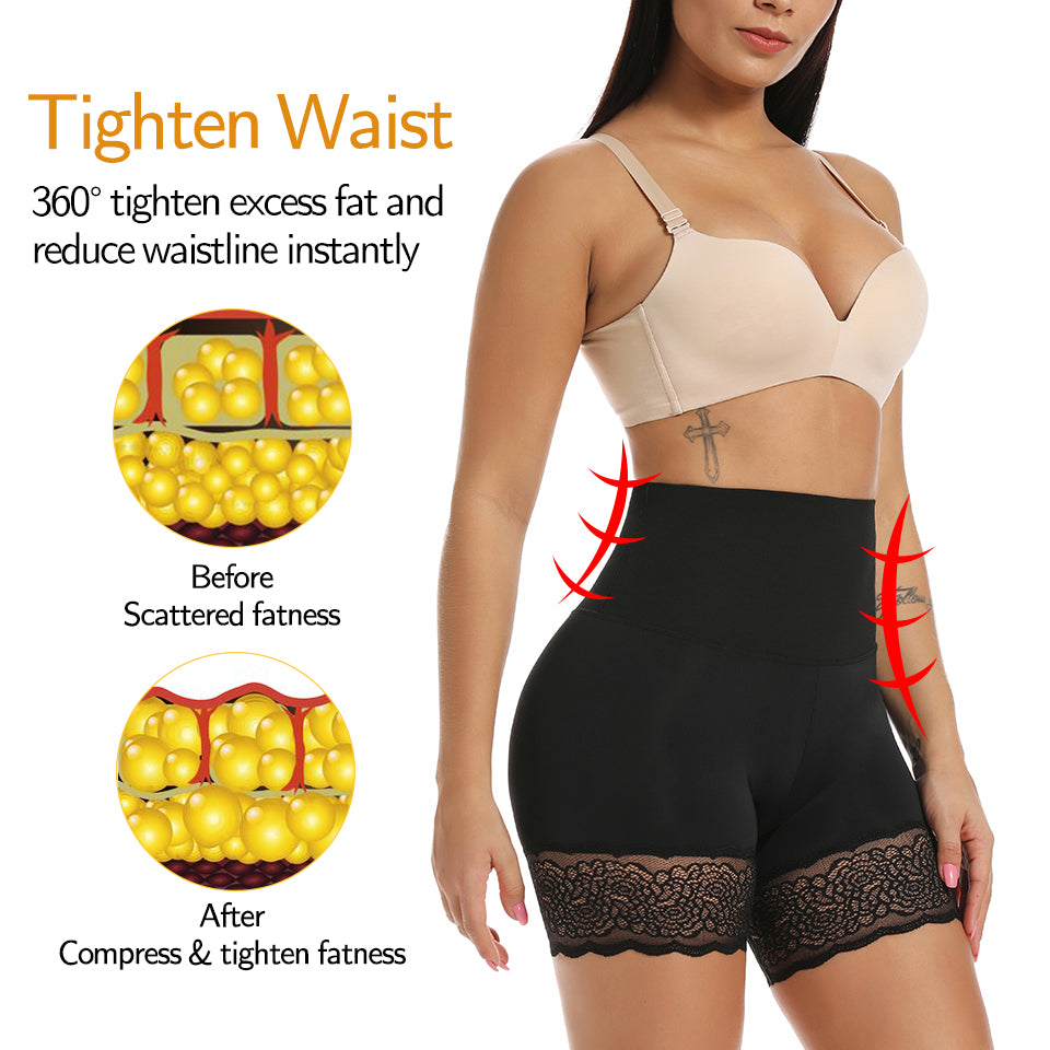 Women's Body Shaper High Waist Safety Shorts Lace Knickers Tummy Control Panties Underwear Shaping Boyshorts Shapewear The Clothing Company Sydney