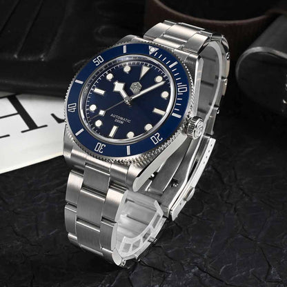 San Martin Luxury Men's Ladies Unisex 40mm Diver BB58 Vintage Automatic Business Wristwatche End Links Sapphire 20 Bar Watch The Clothing Company Sydney