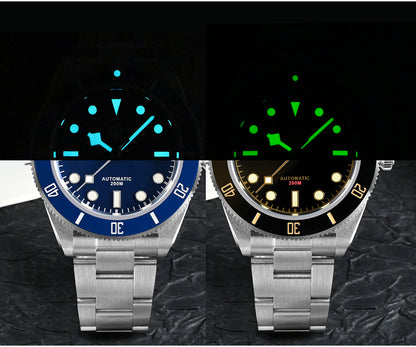 San Martin Luxury Men's Ladies Unisex 40mm Diver BB58 Vintage Automatic Business Wristwatche End Links Sapphire 20 Bar Watch The Clothing Company Sydney