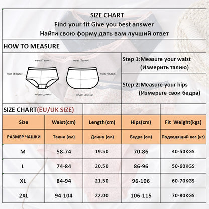 3 pack Set Women Panties Cotton Underwear Patchwork Cute Design Lingerie Underpants Pantys Sexy Briefs Intimates for Girls The Clothing Company Sydney