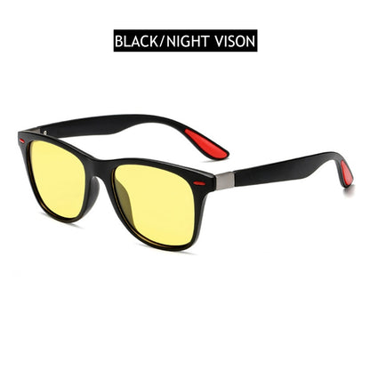 Polarized Sunglasses Men Women Classic Square Plastic Driving Sun Glasses Fashion Black Shades UV400 The Clothing Company Sydney
