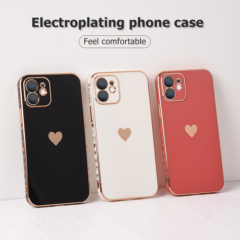 Solid Plating Lens Protection Phone Case For iPhone 12 11 Pro Max X XR XS Max 7 8 6 6s Plus SE 3 2022 13 Pro Max Soft Cover Case The Clothing Company Sydney