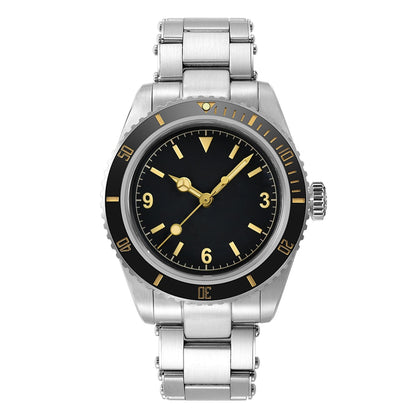 San Martin Men's 38mm Diver 6200 Retro Water Ghost Luxury Sapphire NH35 Automatic Mechanical Vintage 20Bar Luminous Watch Clothing Company Sydney