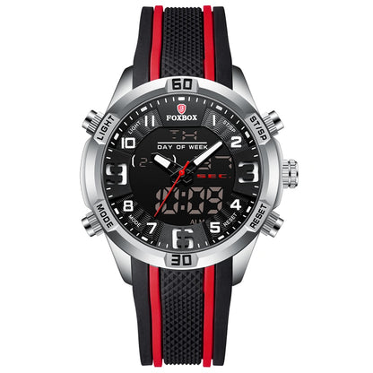 Foxbox Sport Mens Watches Top Brand Luxury Dual Display Quartz Watch For Men Military Waterproof Digital Electronic Watch The Clothing Company Sydney