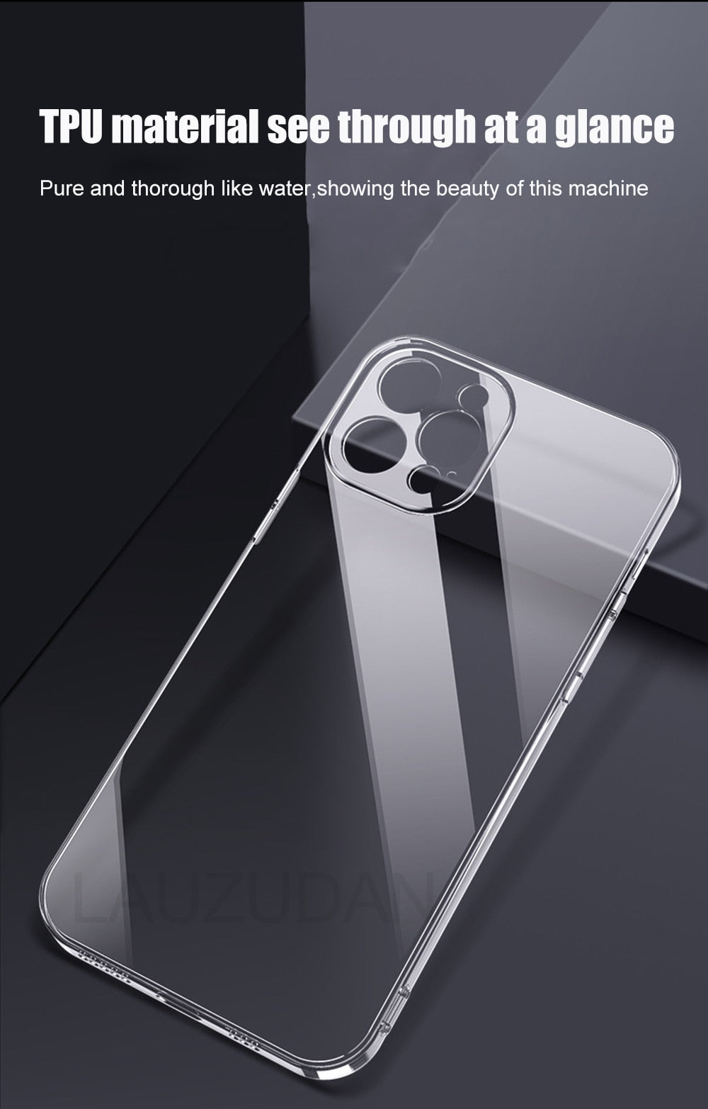 Clear Phone Case For iPhone 11 12 13 14 Pro Silicone Soft Cover For iPhone 12 Mini 13 Pro X XS Max 8 7 6s Plus 5 SE XR Case The Clothing Company Sydney