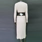 2 Piece Sweater Cropped Top Midi Skirt Matching Set Outfits Button Up Split Skirt Set The Clothing Company Sydney