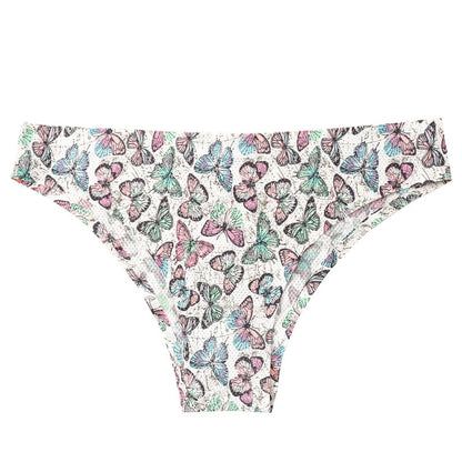 Floral Print Lingerie Panties Low-waist Nylon Panties Seamless Breathable Underwear G String Intimates Briefs The Clothing Company Sydney