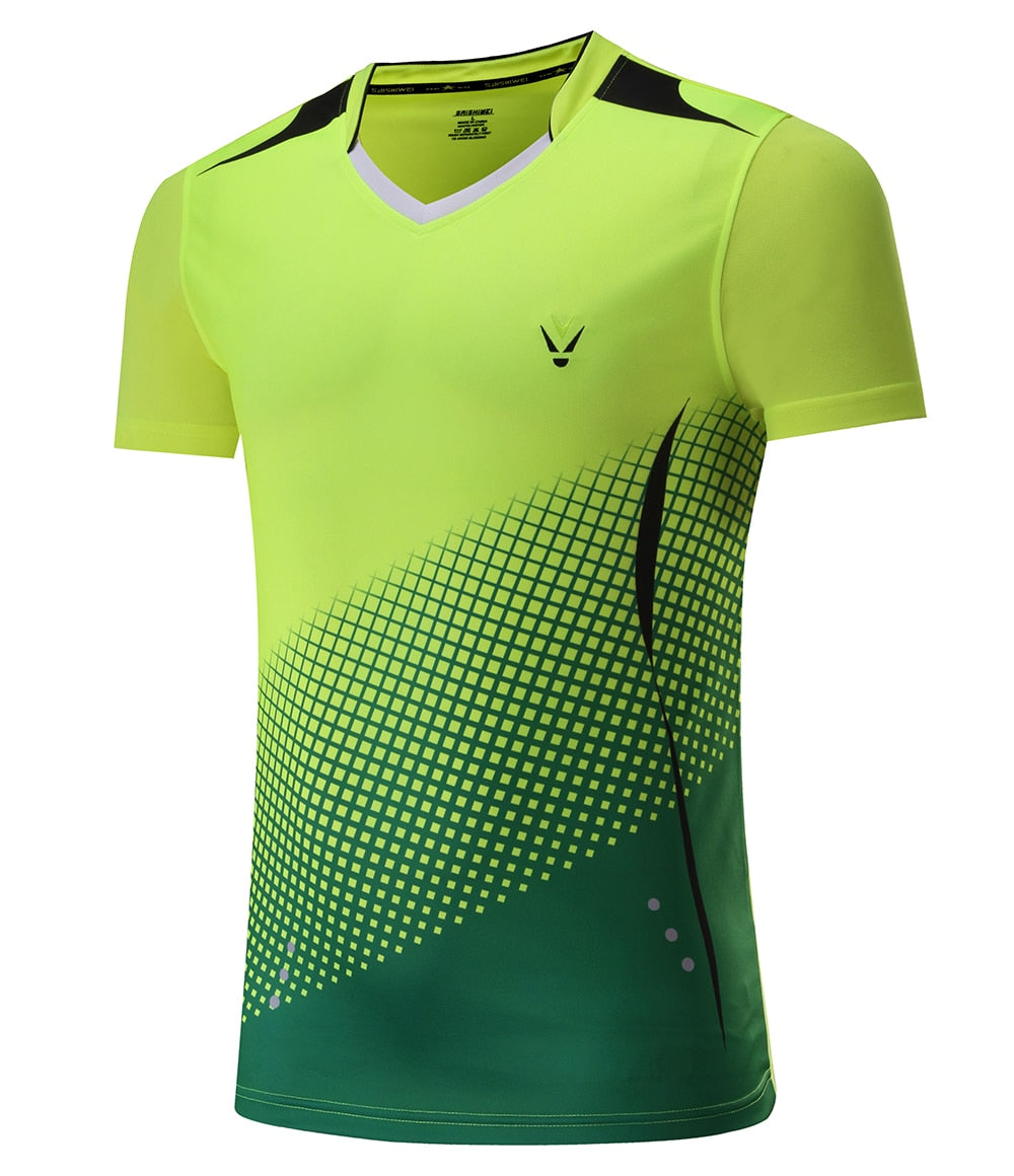 Badminton Volleyball Sportswear Golf Tennis shirt Men sports Table Tennis Shirts tennis clothes Quick dry Running Exercise training shirt The Clothing Company Sydney
