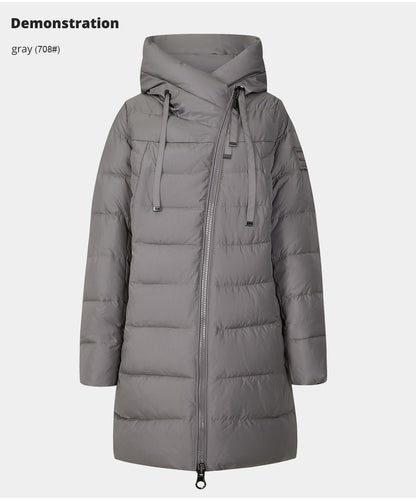 Long Puffer Winter Down Jacket Women's Thick Coat Women Hooded Parka Warm Brand Cotton Blend Jackets The Clothing Company Sydney