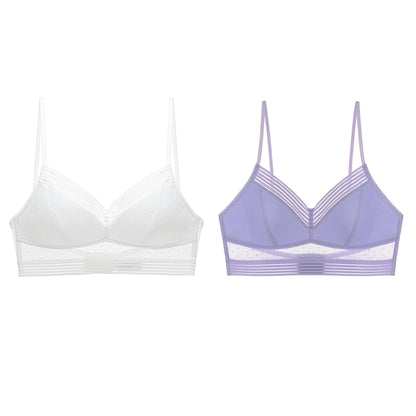 Backless Open Back Bra 1/2PCS Underwear Corset Gather Push Up Lingerie Bralette Tops Purple Invisible Bra The Clothing Company Sydney